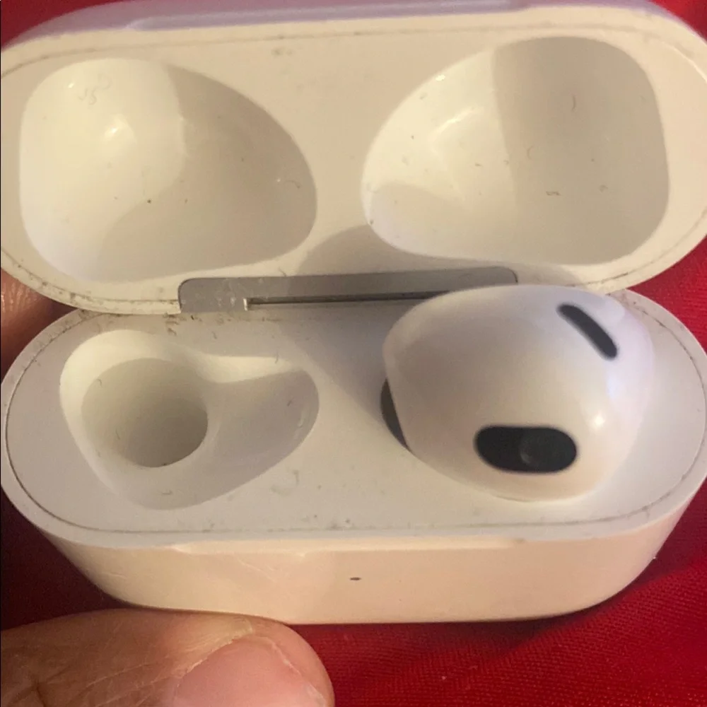 Wireless White Earbuds with Charging Case